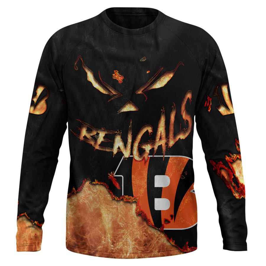 CINCINNATI BENGALS 3D HOODIE HALLOWEEN001