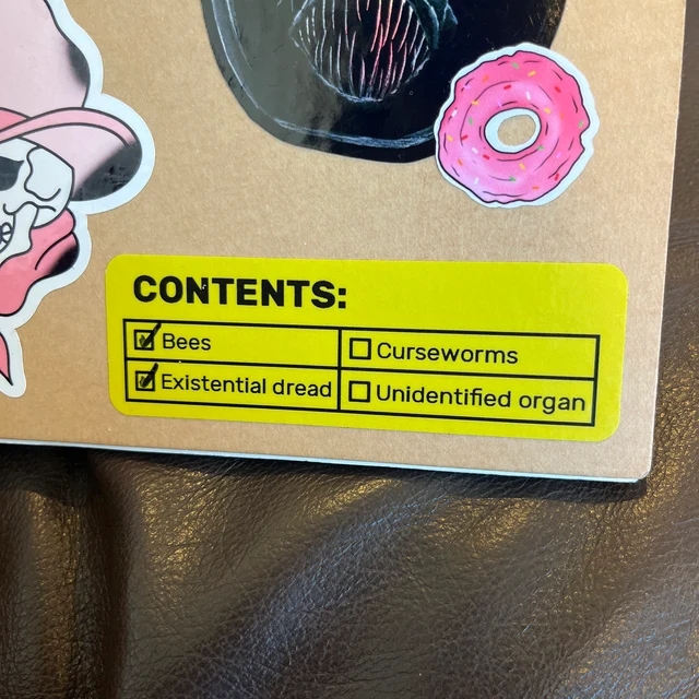 Weirdcore Warning Label Stickers