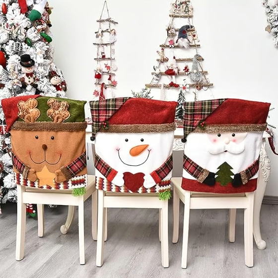 🎄Cute Christmas Chair Covers