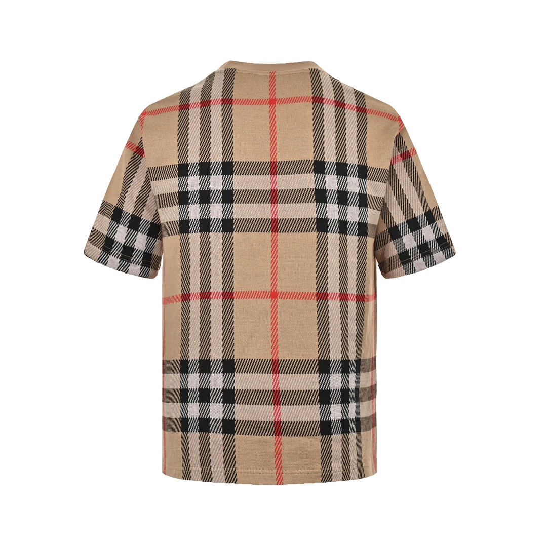 Burberry 24ss check knit short sleeve