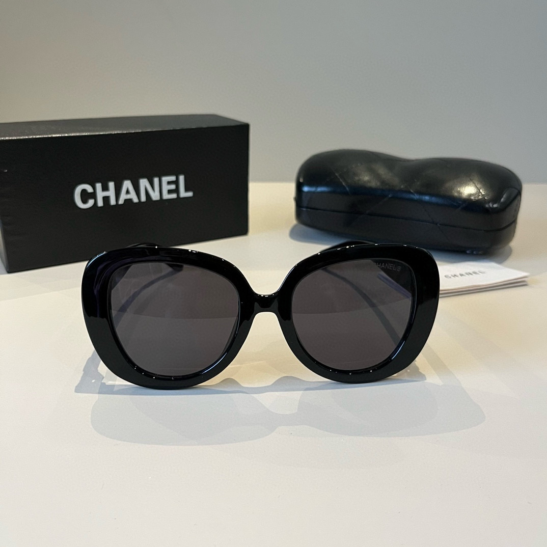 Chanel round frame sunglasses