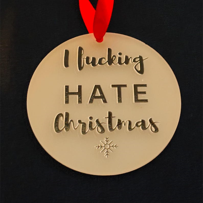 Rude Christmas Bauble