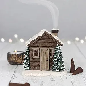 Log Cabin Incense Burner