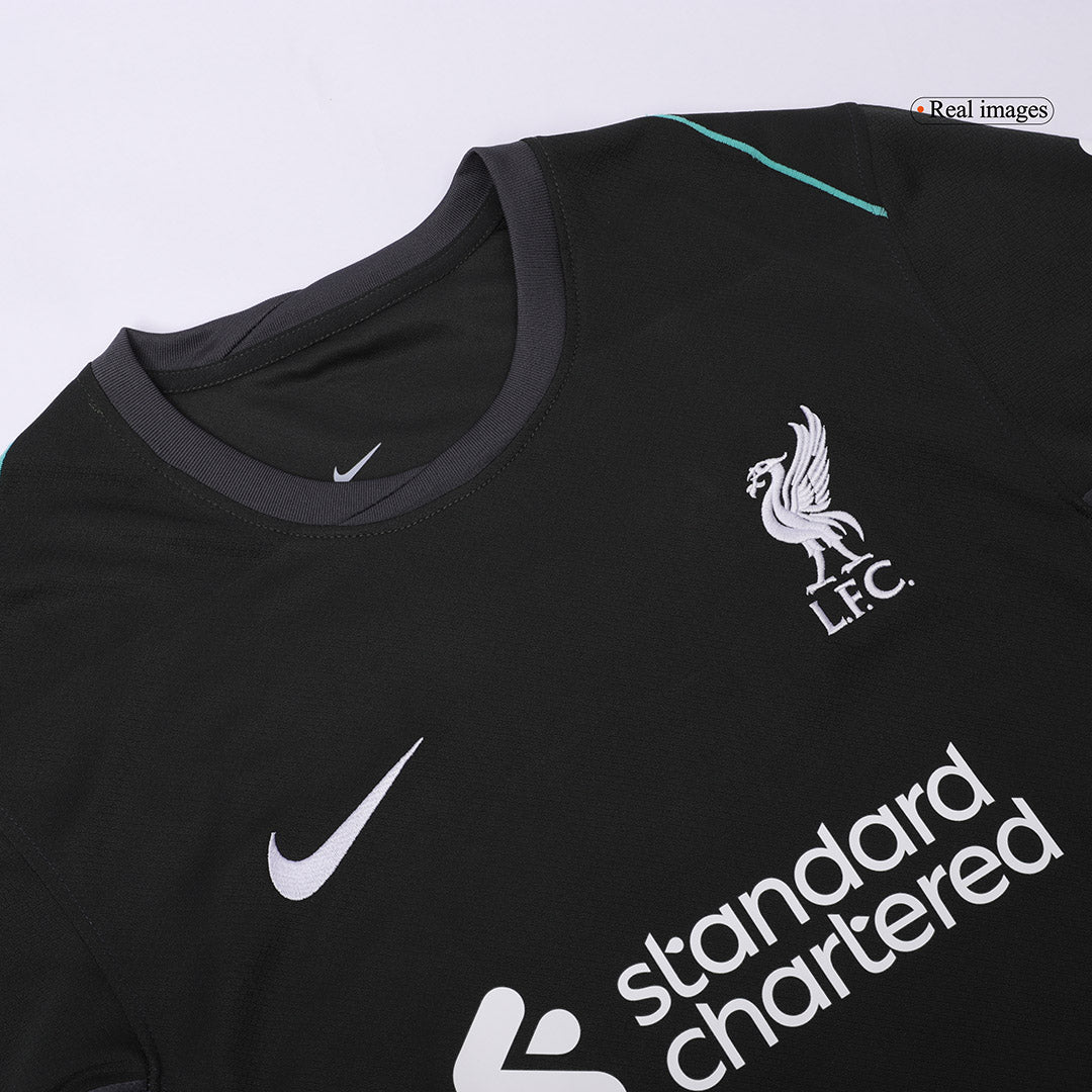 Liverpool away football jersey kit (shirt + shorts) 2024/25