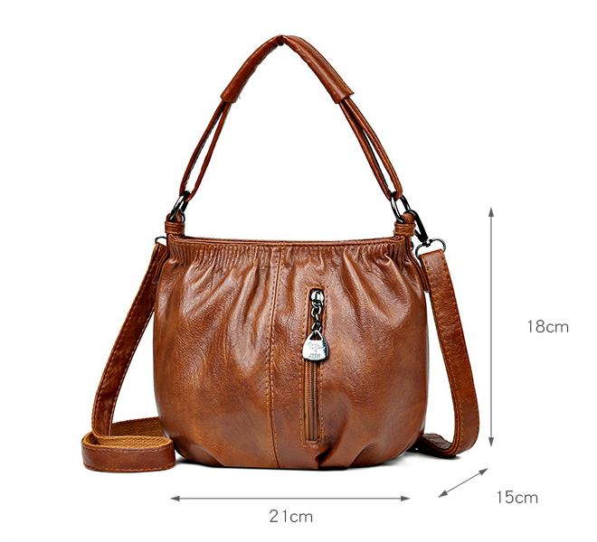 🔥NEW YEAR FLASH SALE 70% OFF🌟New Soft Leather Large Capacity Vintage Shoulder Handbags