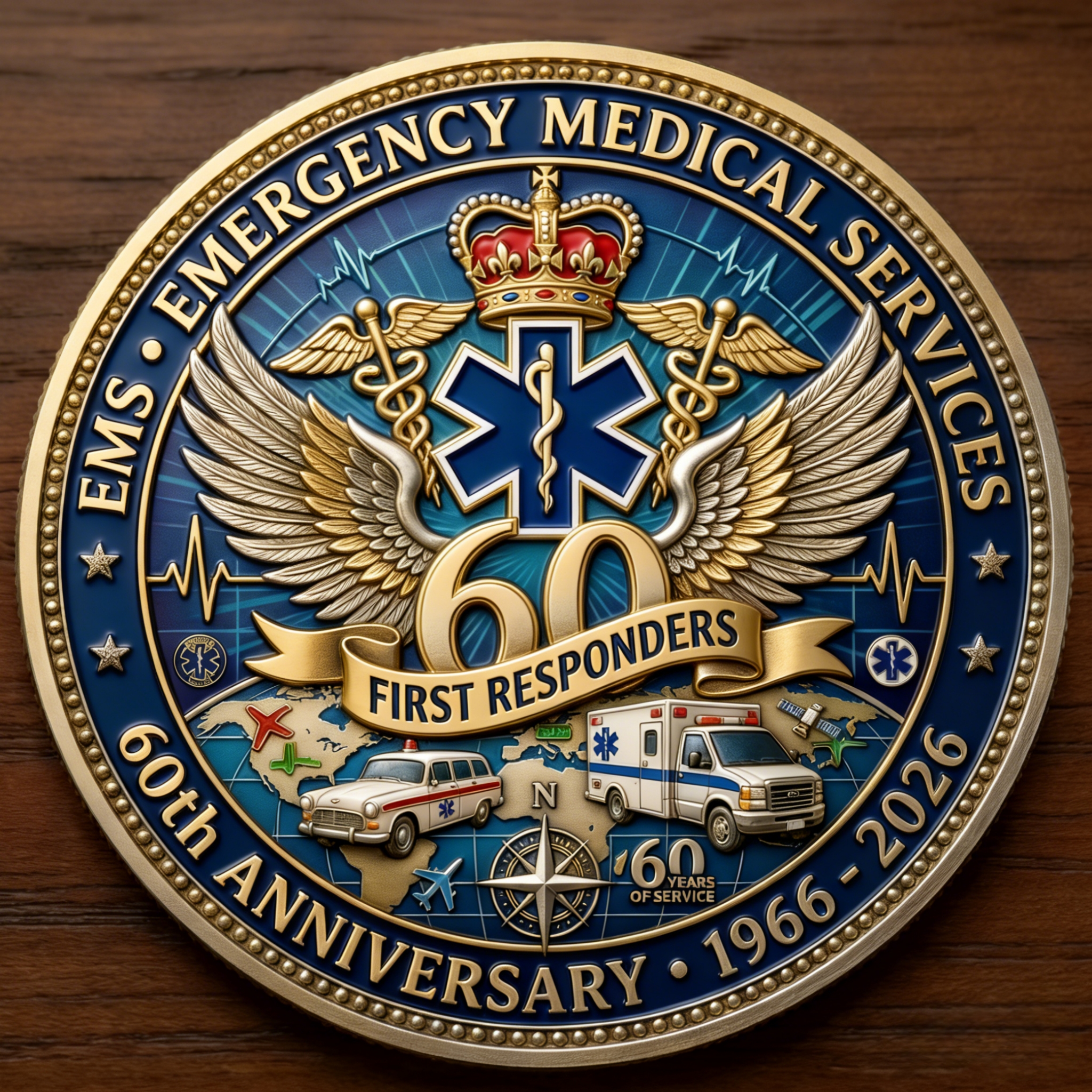 EMS 60th Anniversary Commemorative Coin