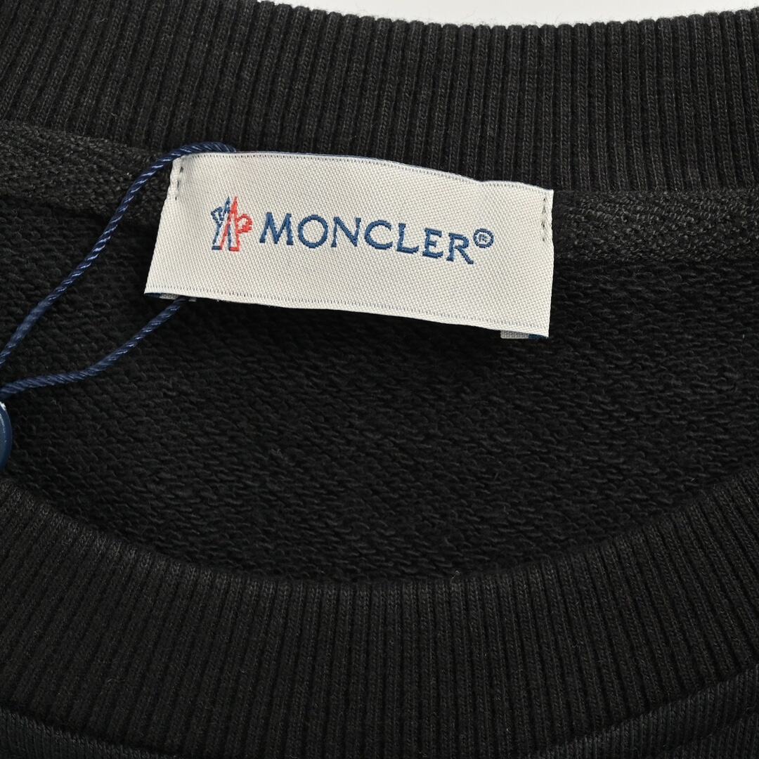 Moncler 24Fw vertical letter print crew neck sweatshirt