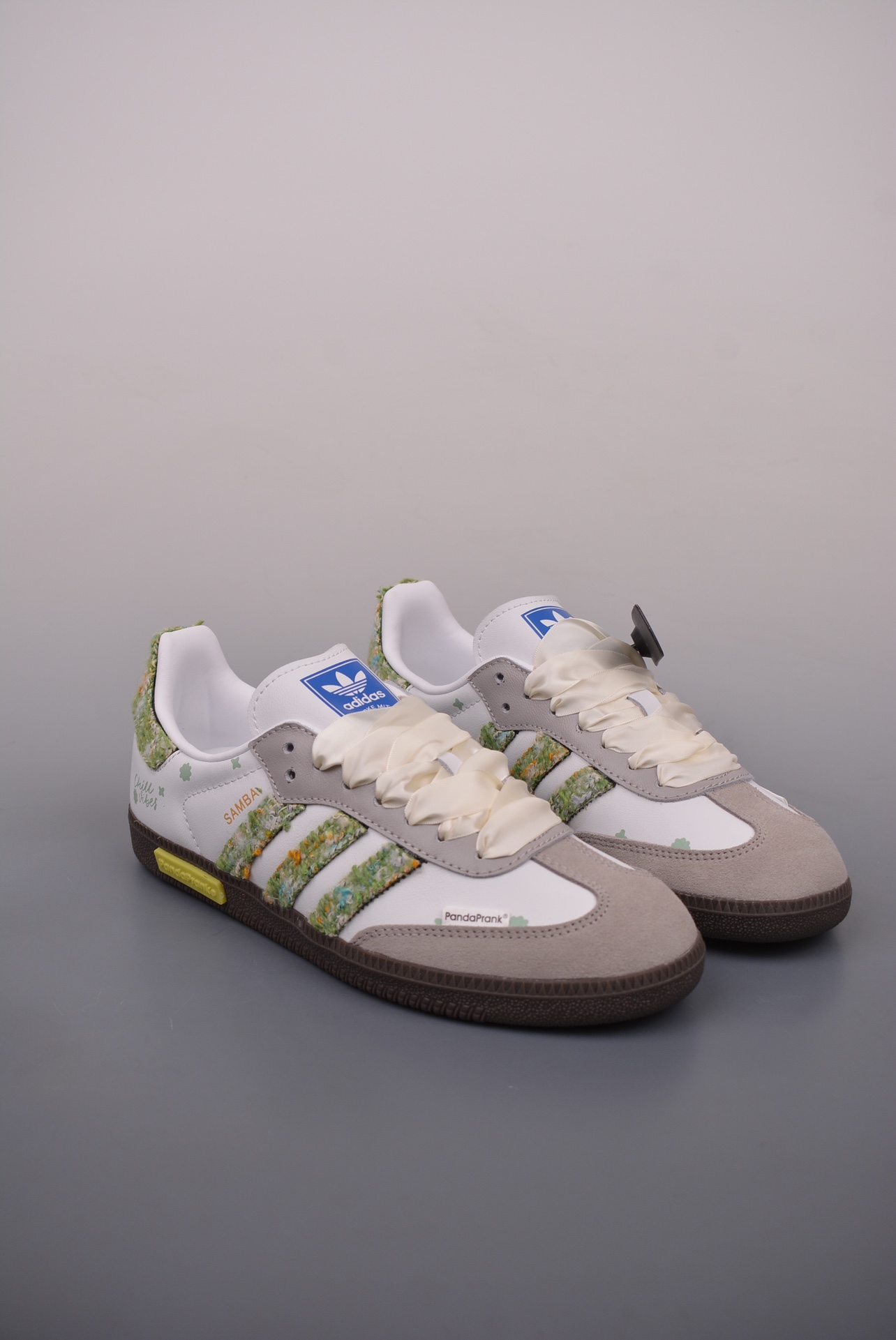 Adidas Originals Samba OG White Grey Green B75806