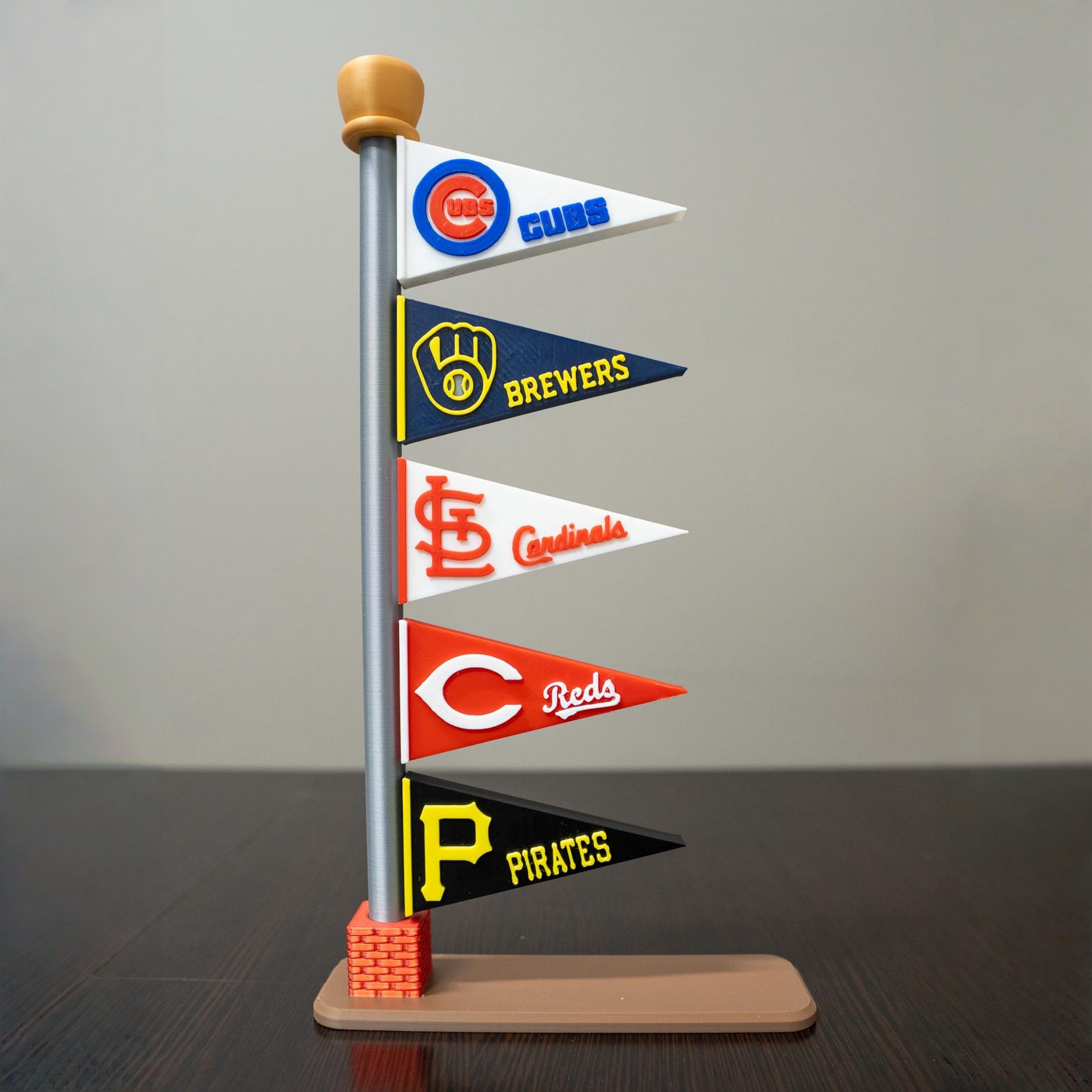 Handcrafted MLB Pennant Tower