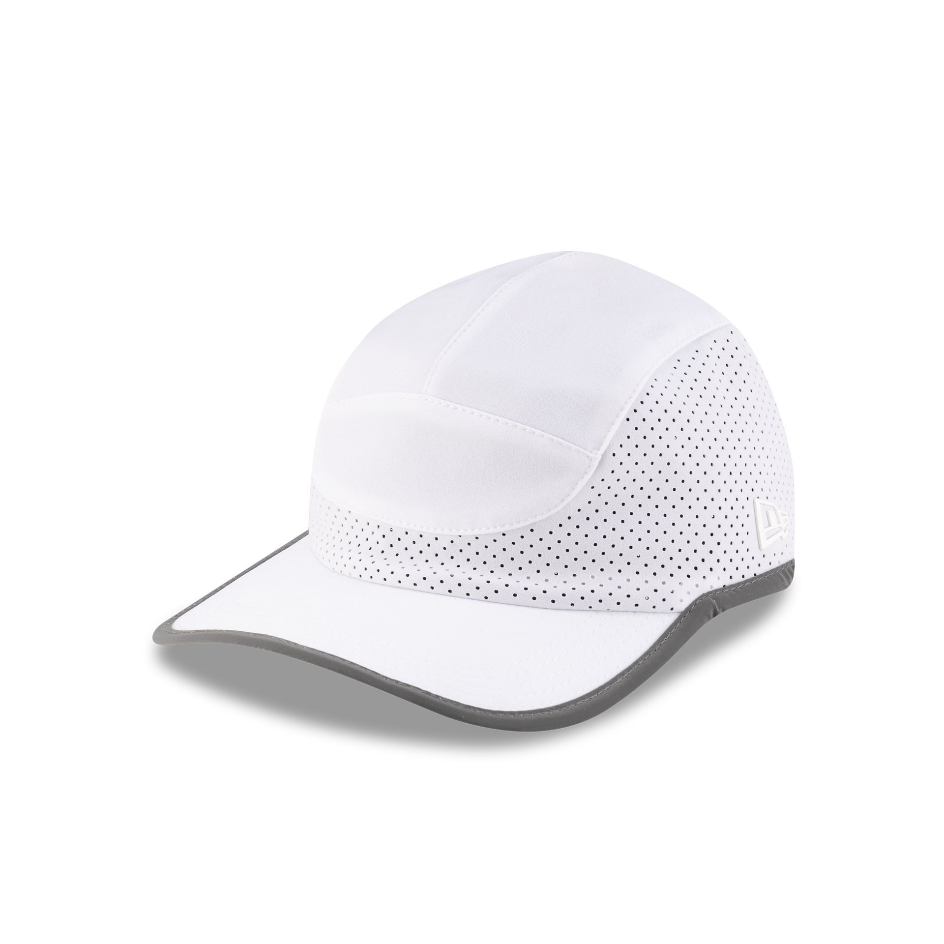 New Era Branded Train Performance Optic White Runner Hat