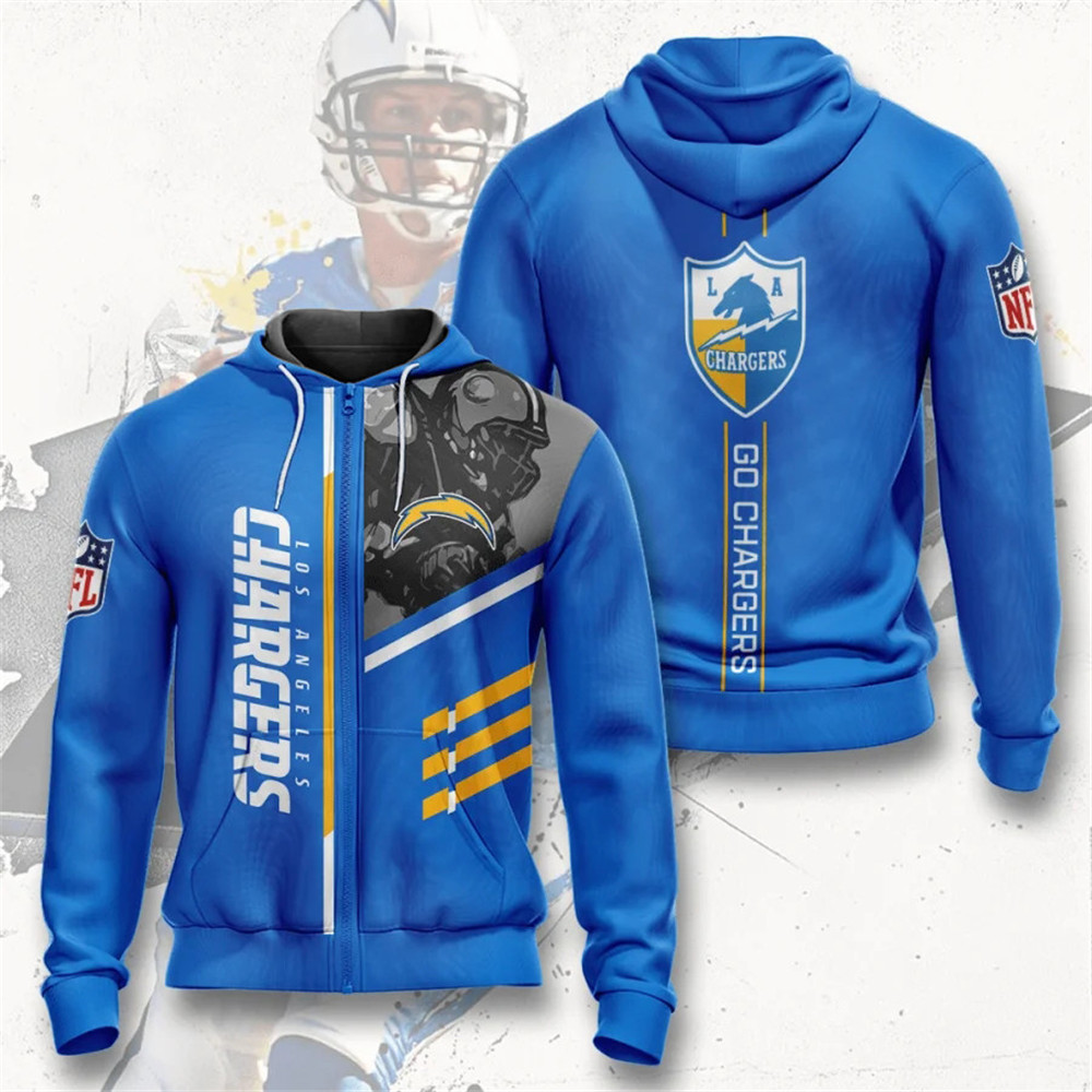 LOS ANGELES CHARGERS 3D HOODIE LLAC008