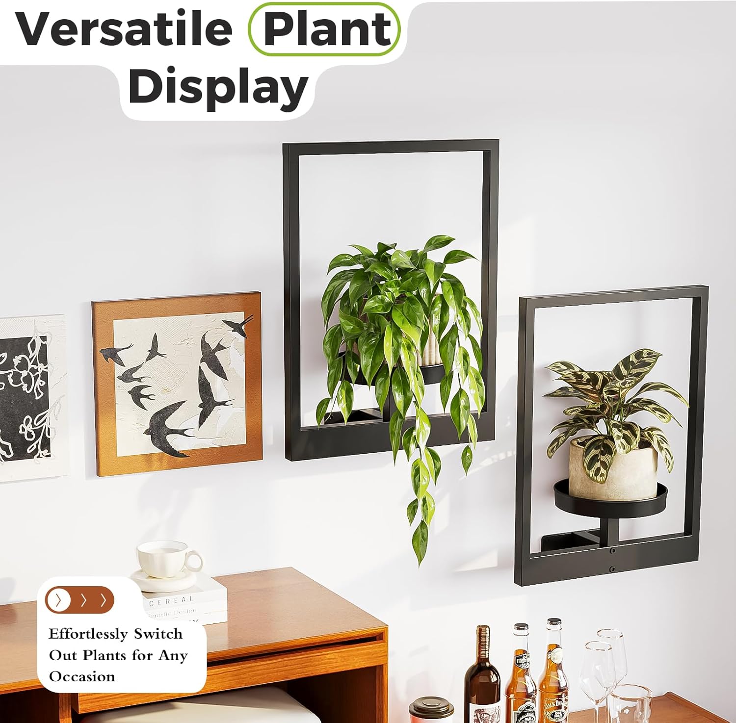 🔥ON SALE🔥Picture Frame Wall Metal Plant Holder