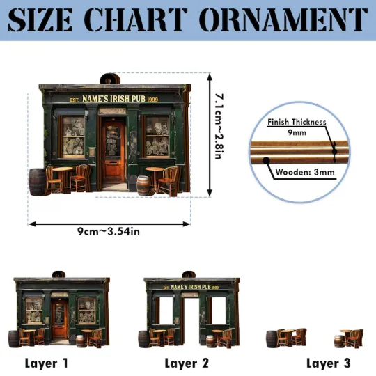 Irish Pub Ornament