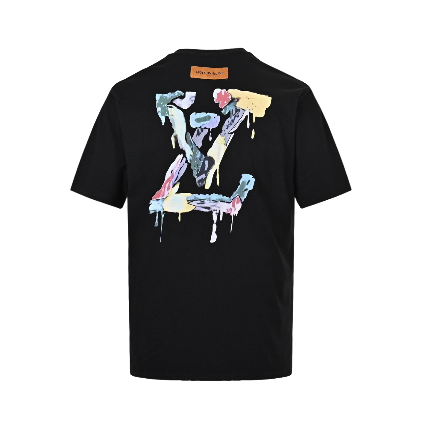Louis Vuitton 23ss Melted Hand Drawn Graffiti Letters Printed Short Sleeve