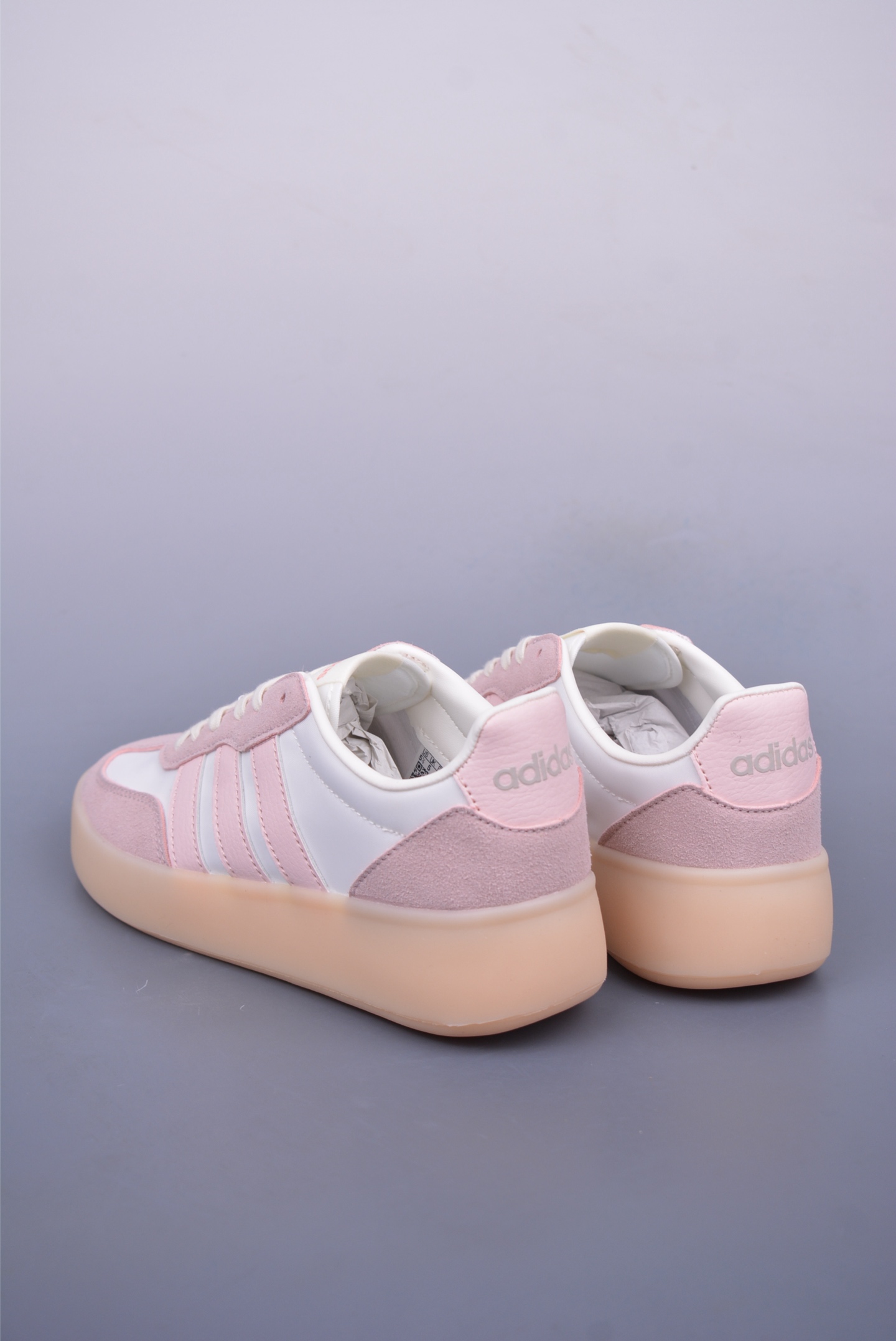Adidas Barreda Decode Light Pink and White Rubber Sole JI2332