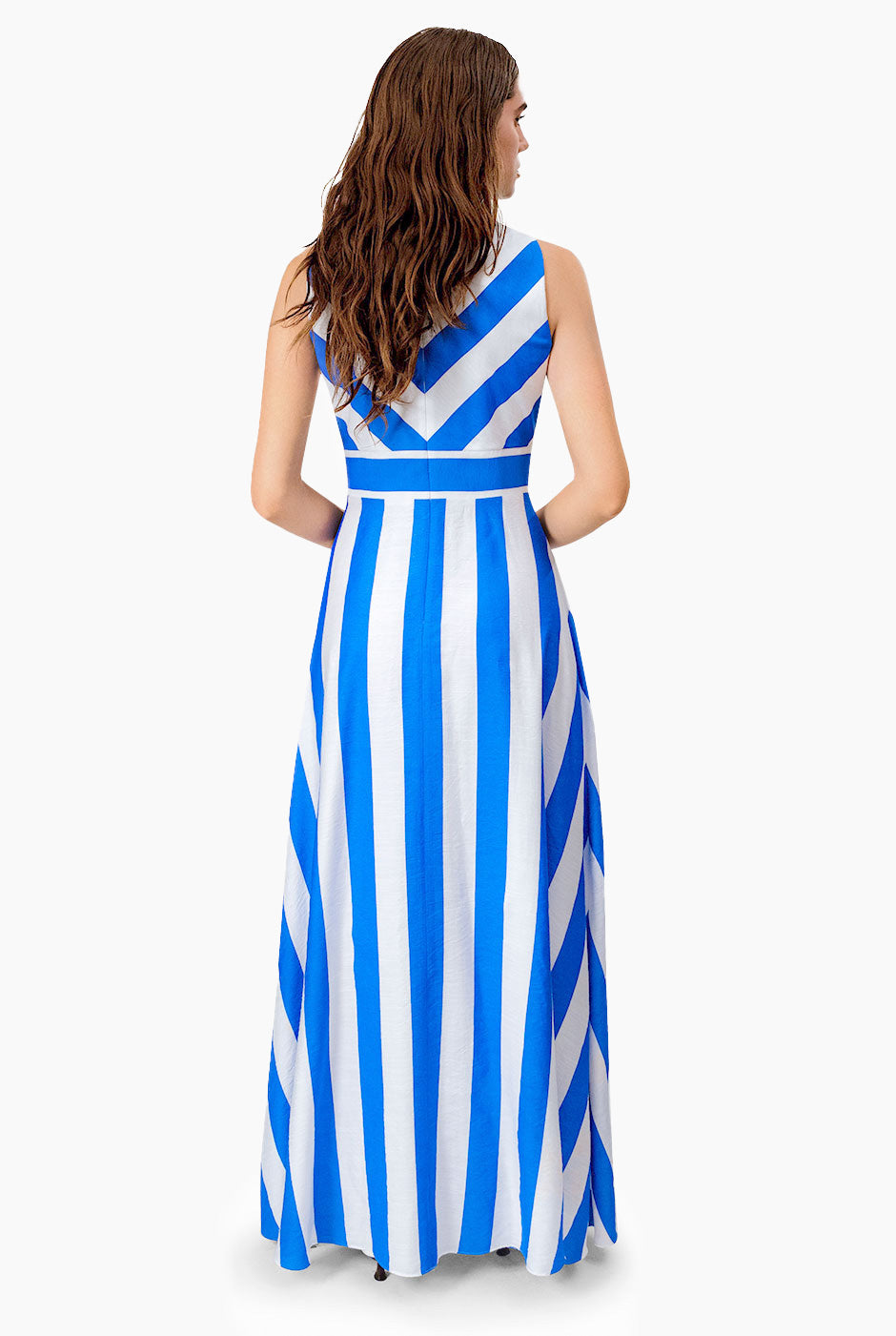 Vestido maxi sin mangas
