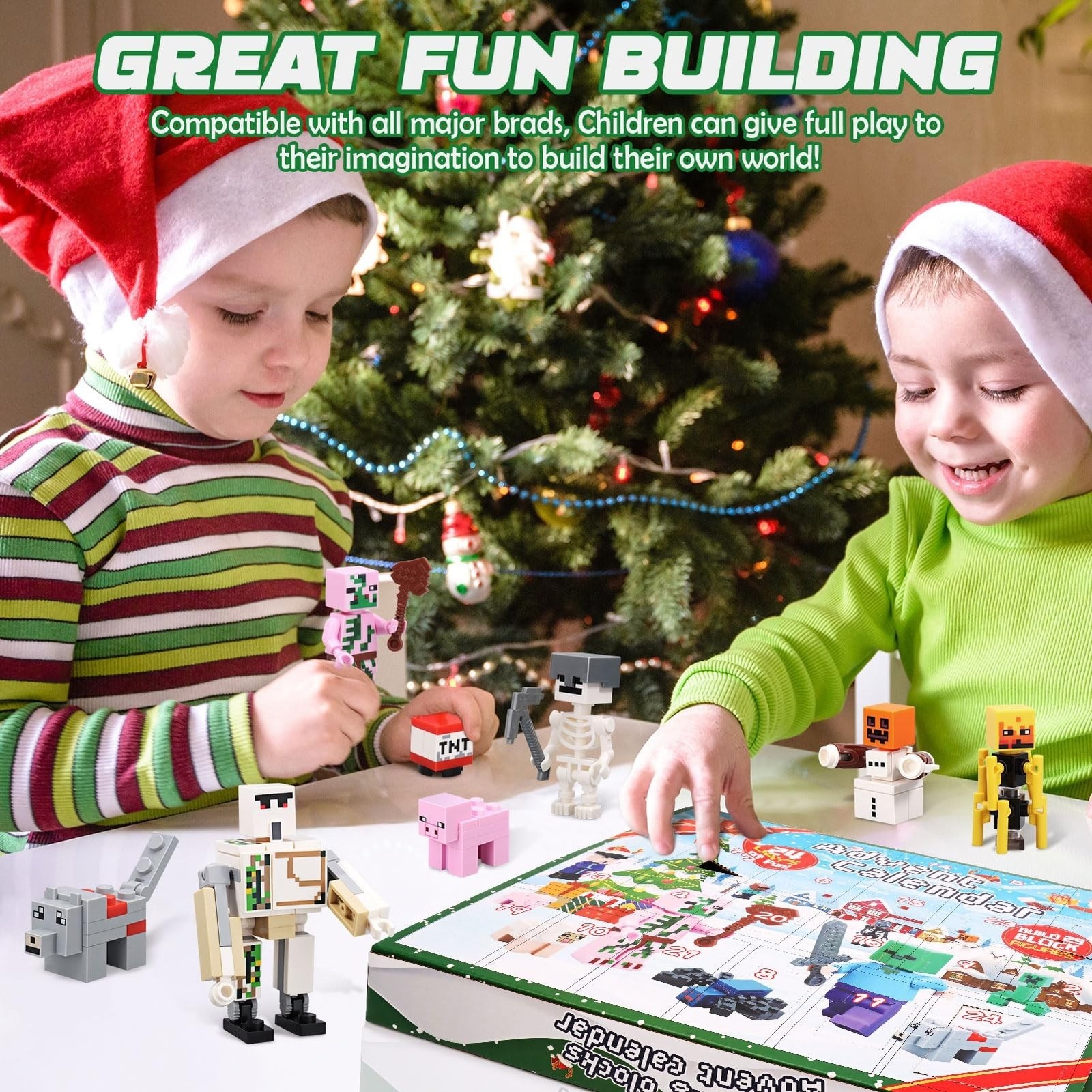 Pixel Block Advent Calendar 2025– 24 Days of Epic Buildable Figures