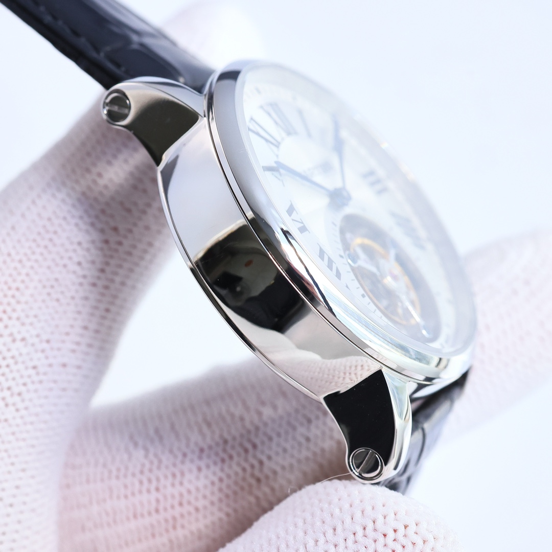 Cartier True Flywheel KF1 Rotonde de Cartier Tourbillon Cadran Love Tourbillon Watch