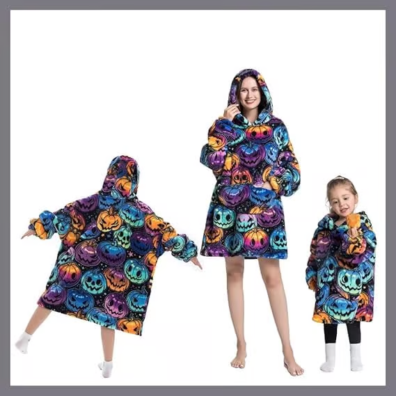 Cozy Oversized Blanket Hoodie with Big Pocket