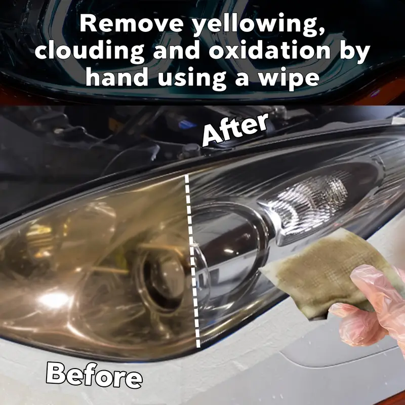 Car Headlamp Lens Cleaning Kit