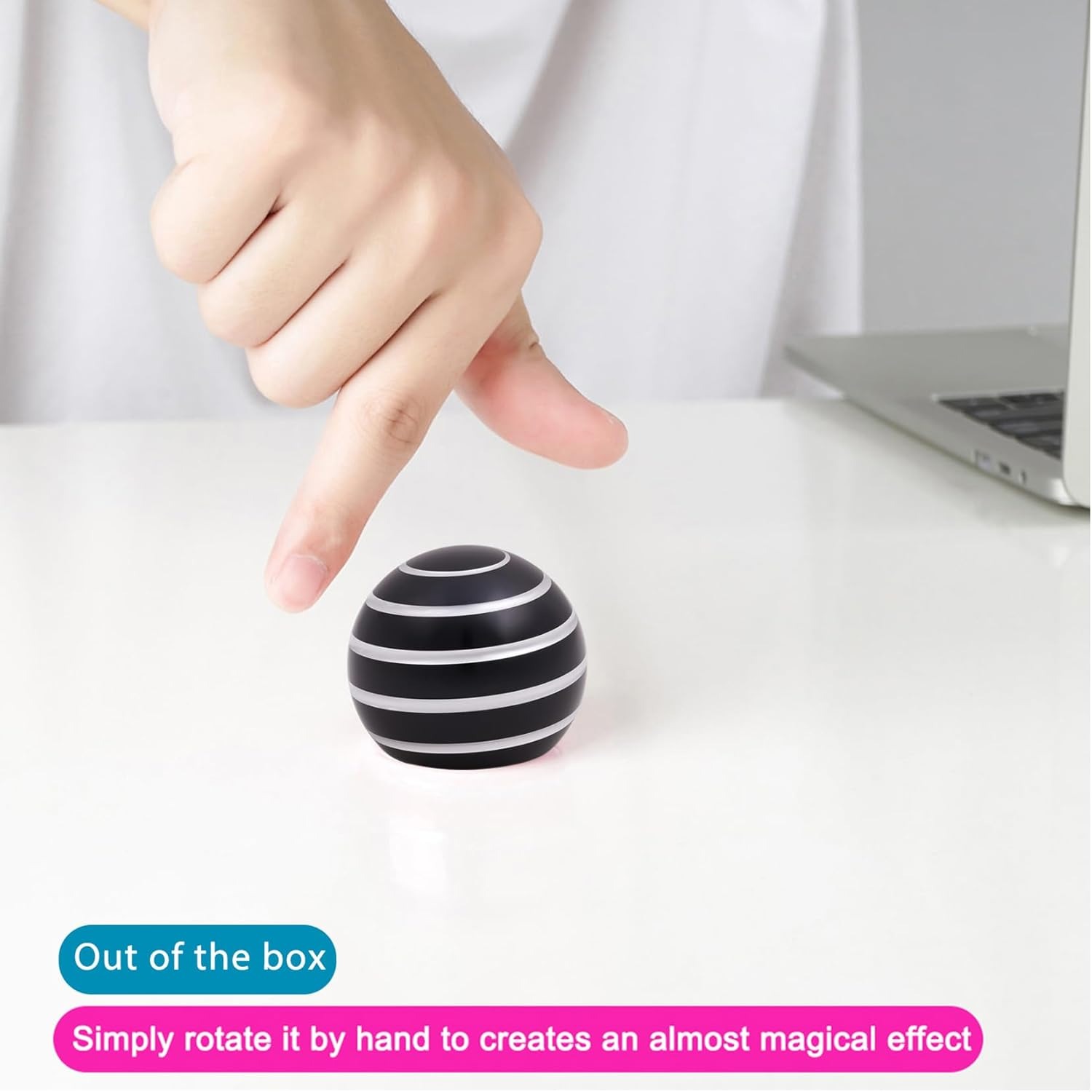 ✨Flash Sale✨Fully detachable desktop ball transport gyroscope fingertip rotating gyroscope decompression