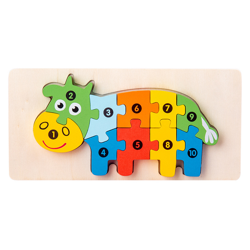 (🔥NEW YEAR HOT SALES 50% OFF)Three-dimensional wooden puzzle for children-BUY 2 GET 10% OFF