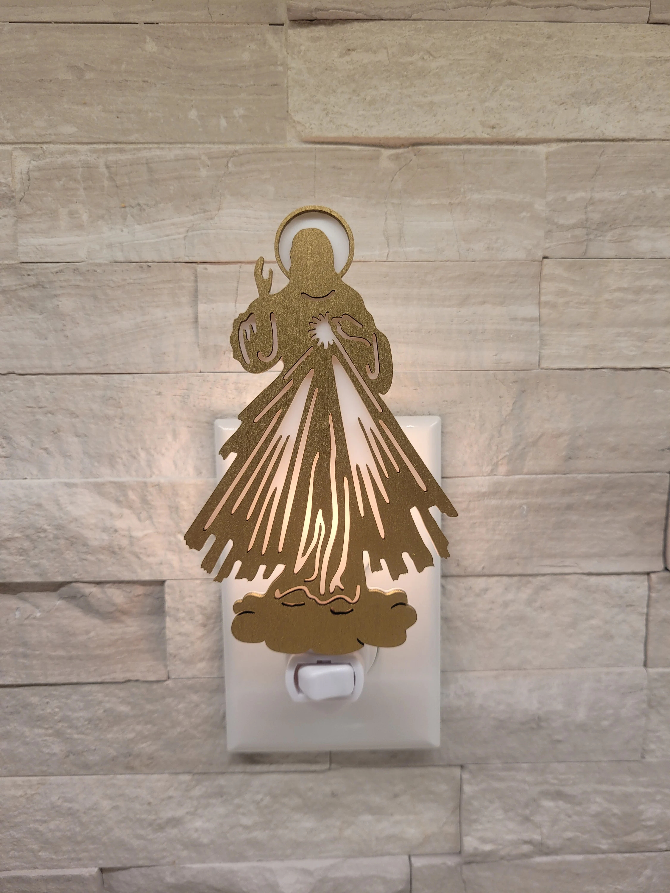 🎄CHRISTMAS ON SALE🌟Divine Mercy Night Light – A Glow of Faith for Your Home!