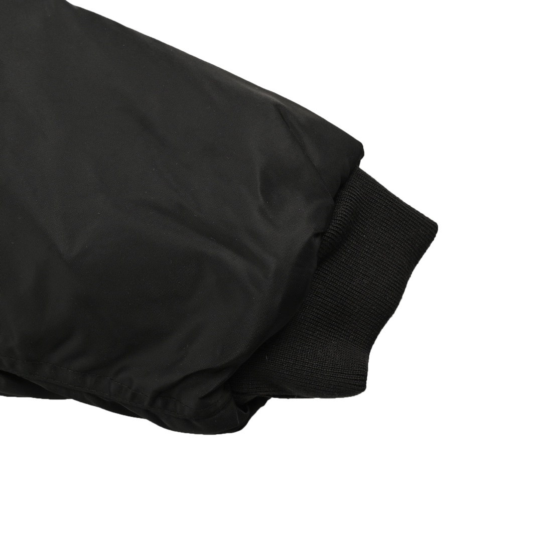 Balenciaga 24FW sleeve zippered cropped bomber jacket