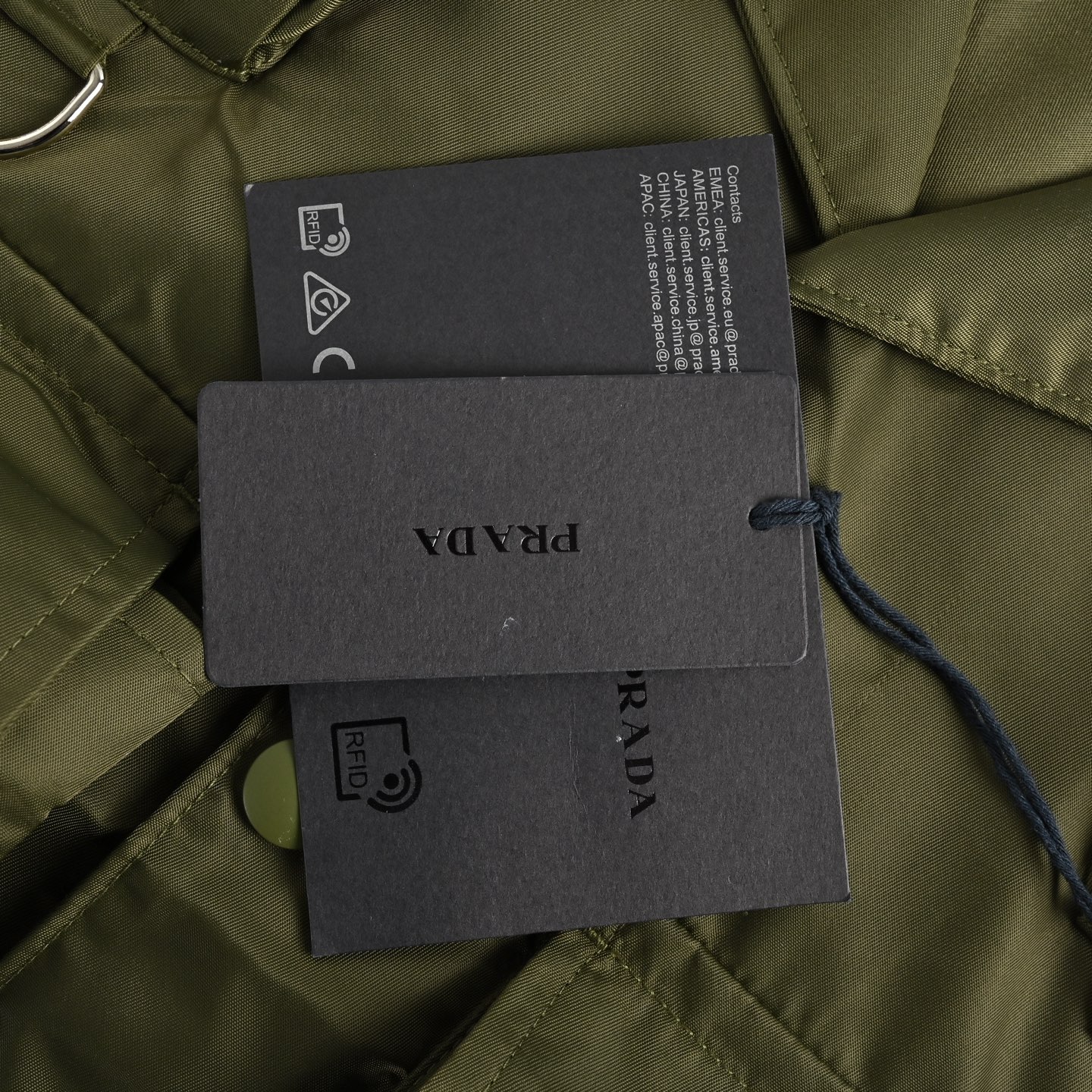 Prada Multi-pocket Technical Nylon Short Sleeve Shirt