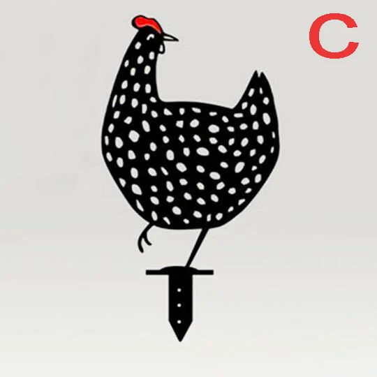 (🔥Last Day 60% OFF)-Metal Decor Chicken Yard Art & Farmhouse Decor-SET OF 5 PCS-Save $9.99(FREE SHIPPING)