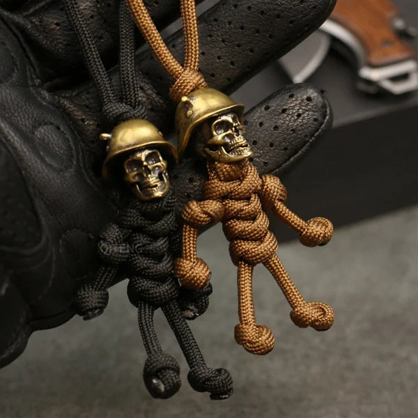 🔥Last Day Promotion-50% OFF🔥Skeleton Soldier Paracord Keychain