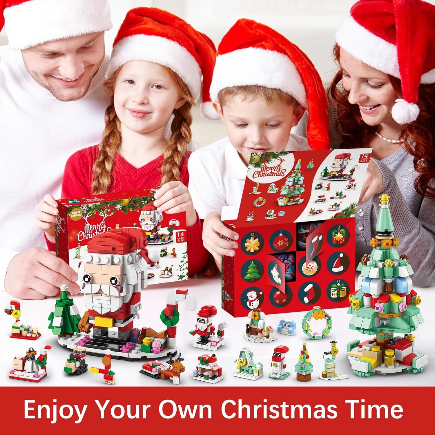 ✨Last Day 50% OFF✨Advent Calendar 2025 Xmas Building Blocks Kit
