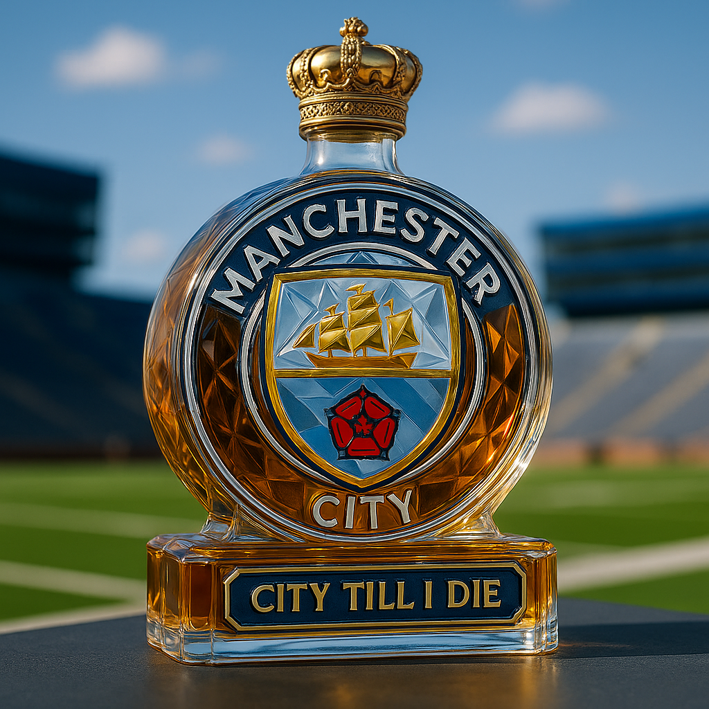Manchester City Whiskey Bottle