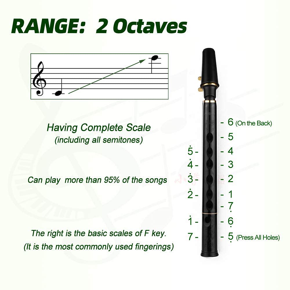 ✨Key Of C Two Octave Range Pocket Travel Saxphone