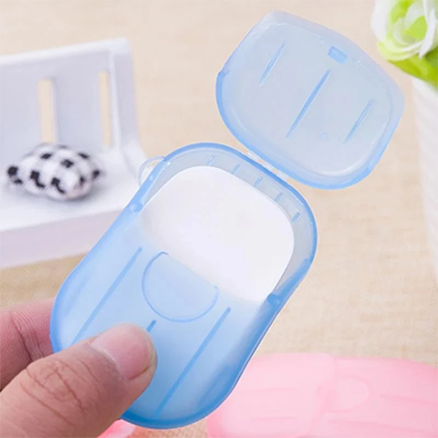 Portable Soluble Disinfectant Soap Paper (20 Sheets)