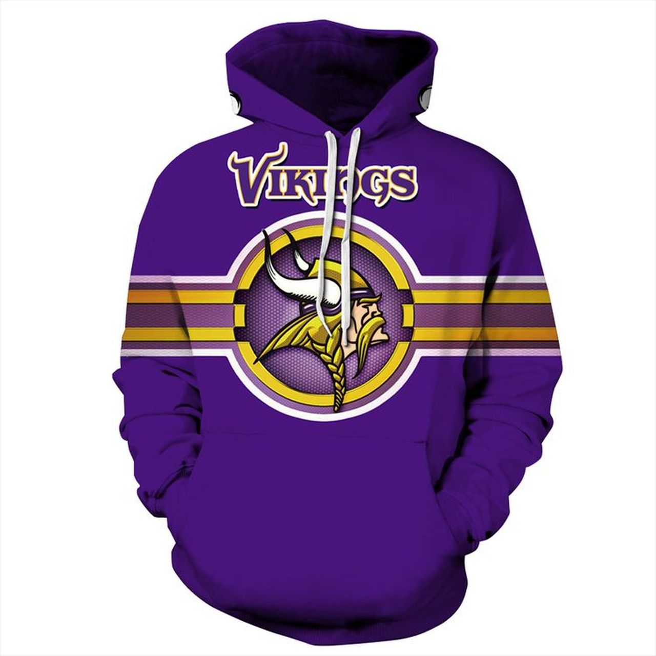 MINNESOTA VIKINGS 3D HOODIE MMVV012