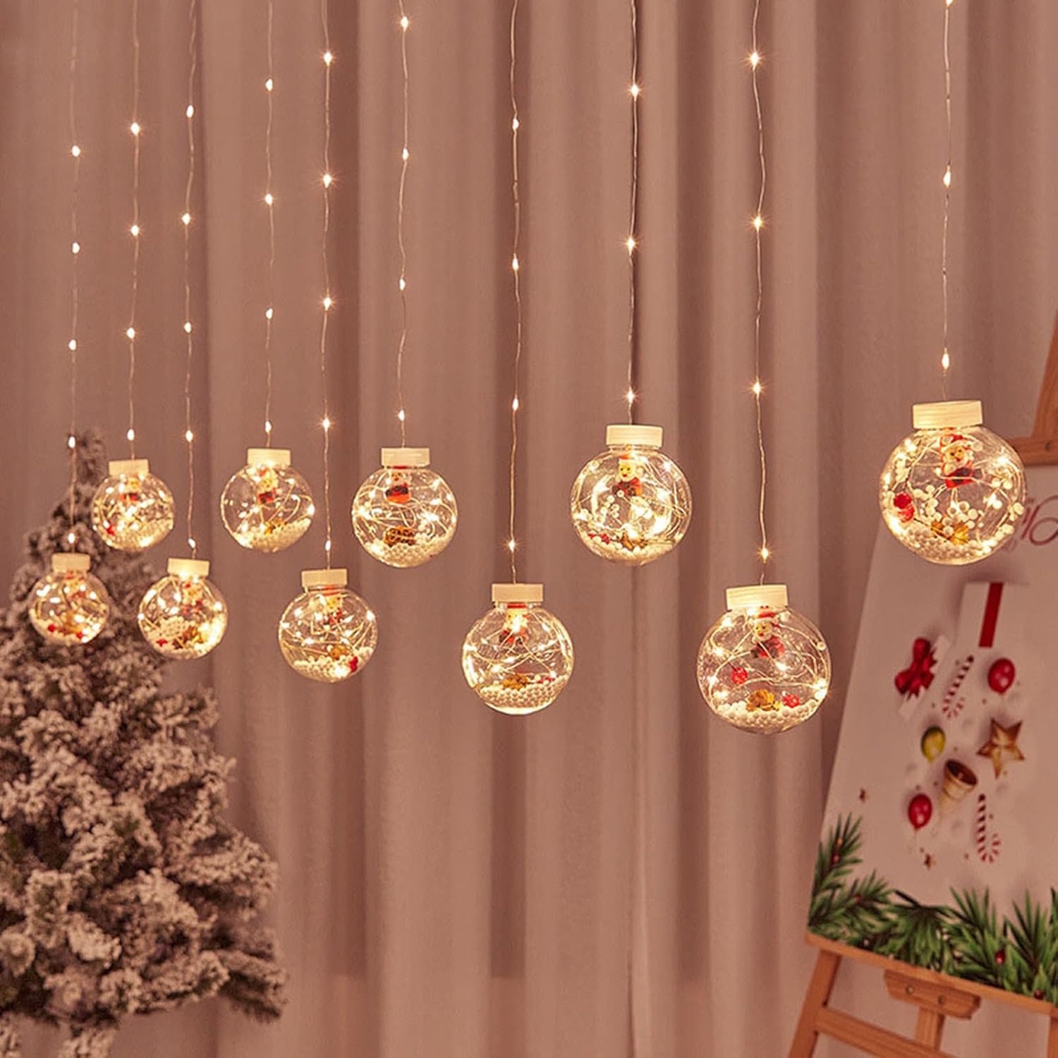 ⚡Flash Sale⚡10 LED Christmas tree wish ball lights