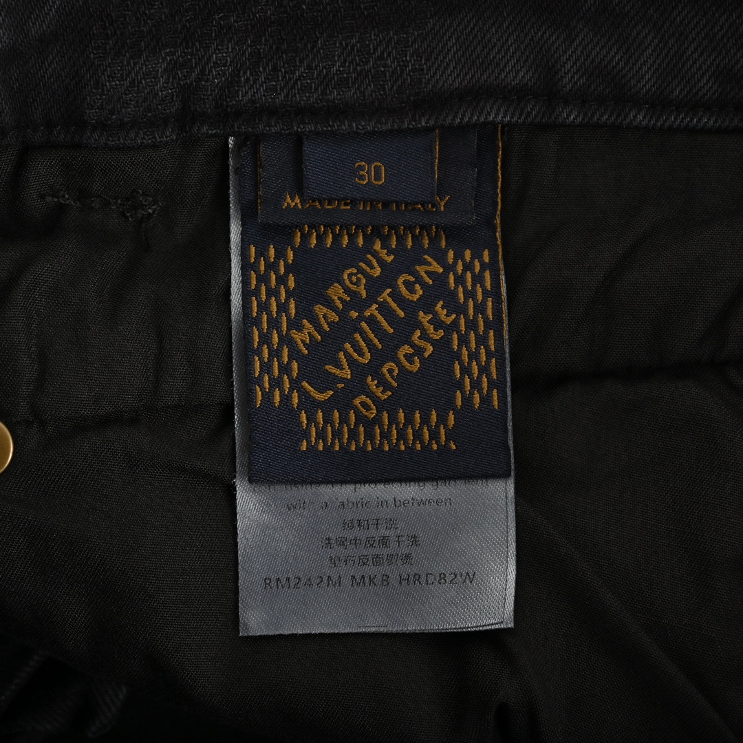 Louis Vuitton 24Fw Checkerboard Cargo Jeans