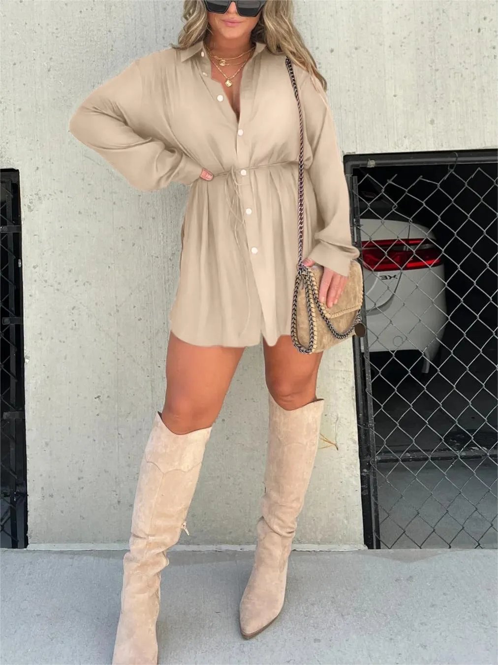2023 NEW SATIN COVERED NIGHTS ROMPER DRESS SET (BUY 2 FREE SHIPPING)