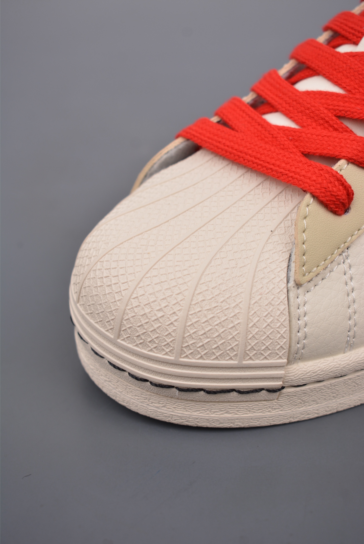 Stussy x Adidas Originals Superstar Leather White Black Red BZ2522