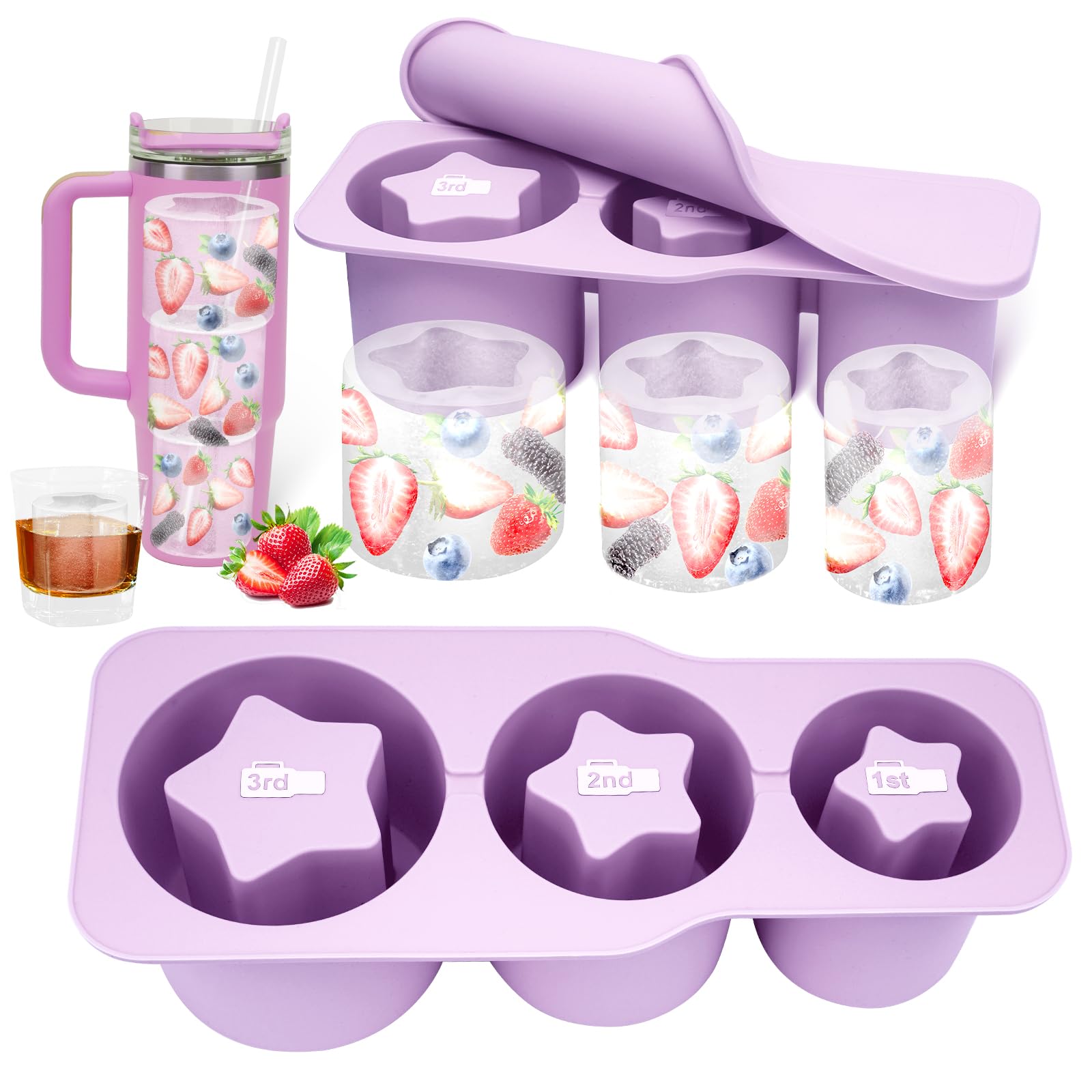 Ice cube mold for Stanley 30-40 oz accessories