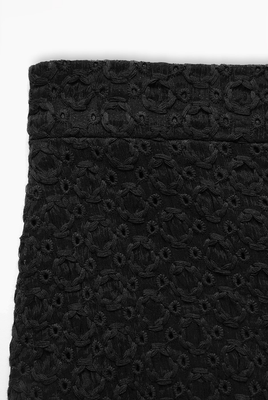 Falda maxi color negra