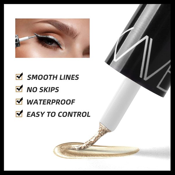 (💥Last Day Promotions-50% OFF)-Diamond Glow Sparkly Liquid Eyeliner-BUY 5 GET 10% OFF & FREE SHIPPING