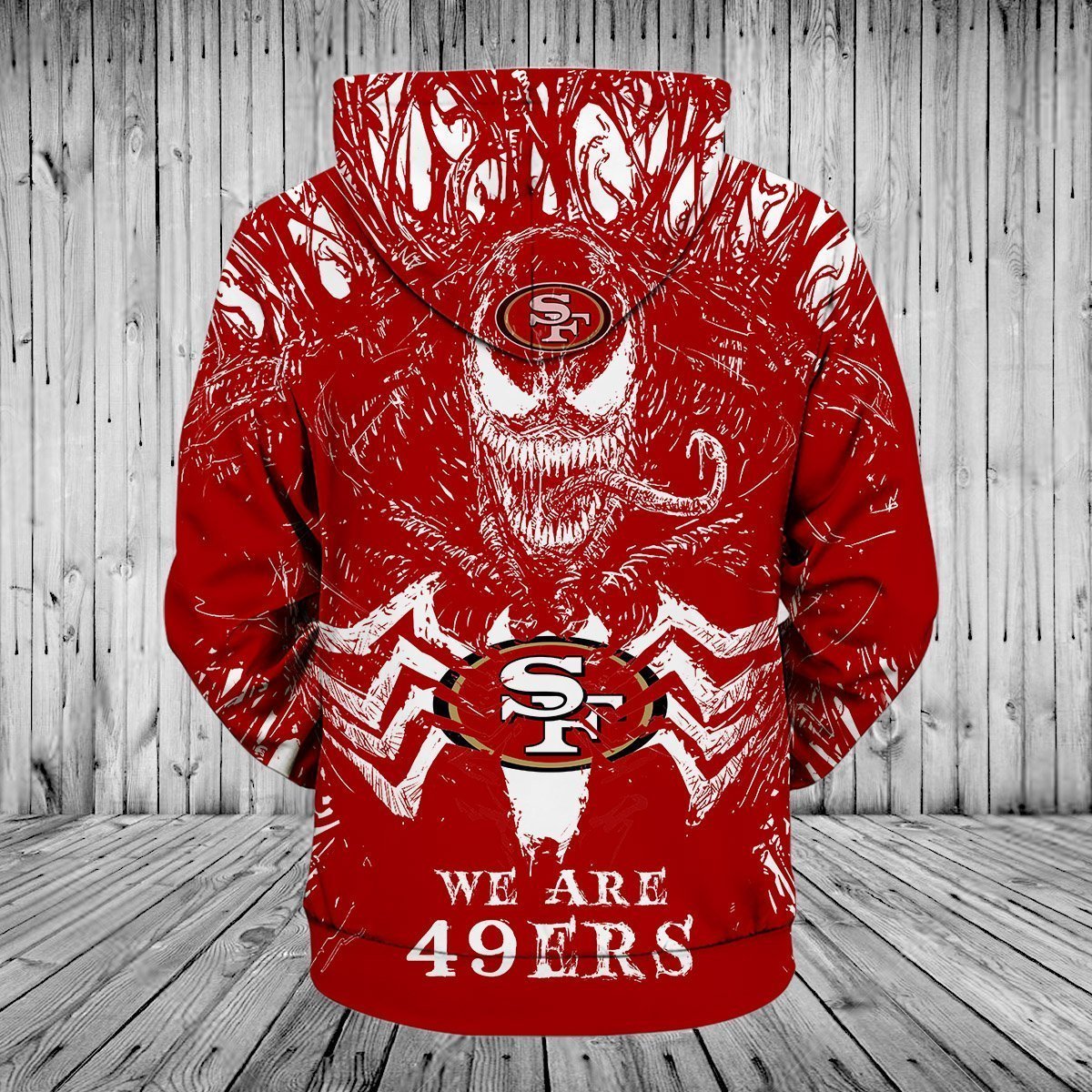 49ERS 3D HOODIE VN 01