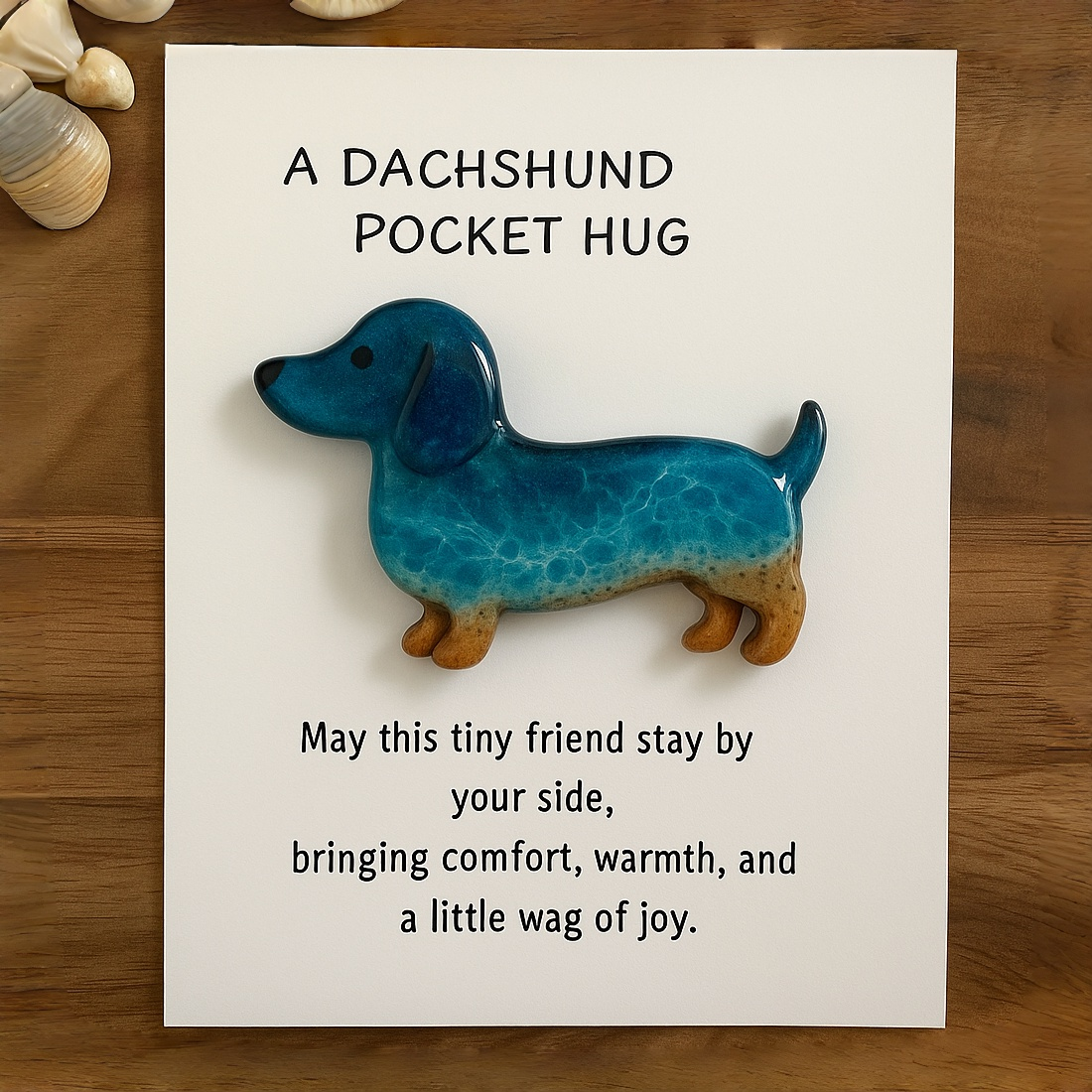 Dachshund Ocean Warm Pocket Hug