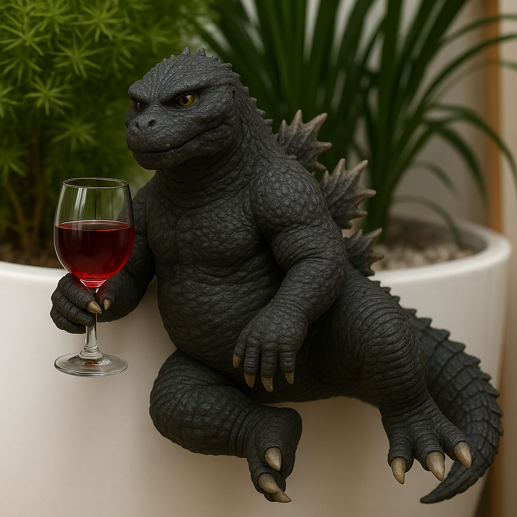 Drinking Little Monsters Collection Potted Decorations