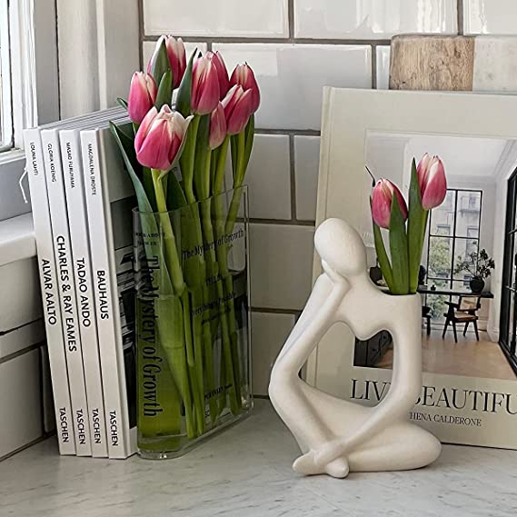 🔥Last Day Promotion-[SAVE 50% OFF]-🌷Unique Acrylic Flower Book Vase Aesthetic Home Decorate-BUY 2 GET 1 FREE
