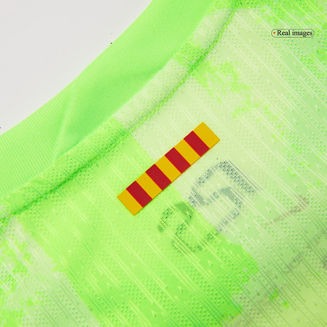 Authentic Barcelona Third Away Football Shirt 2024/25 Spotify Logo Without Text