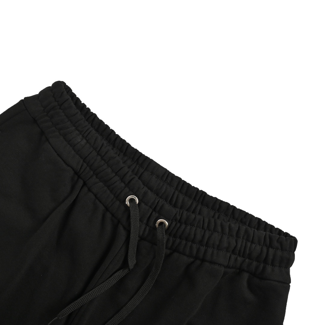Burberry classic TB rubber lettering cuff trousers