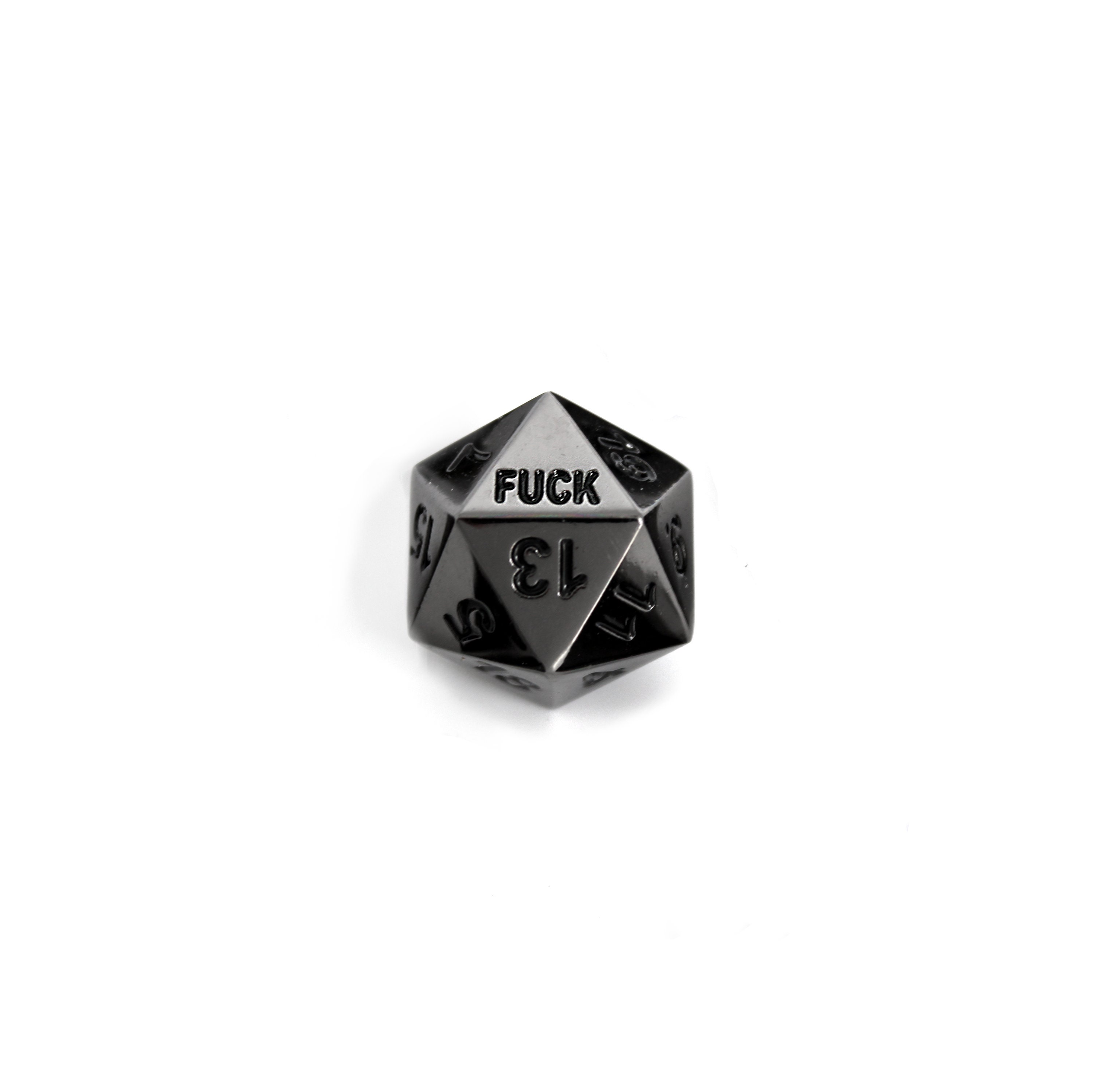F-Bomb D20 Dice | For the player who loves to talk dirty